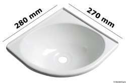 White ABS корнер мивка